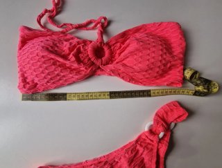 Bikini nuovo rosa taglia XL