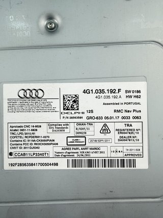 4G1035192F Unidad de control multimedia Audi A6 2014-2018