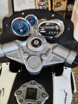 Moto Infantil Negra y Blanca