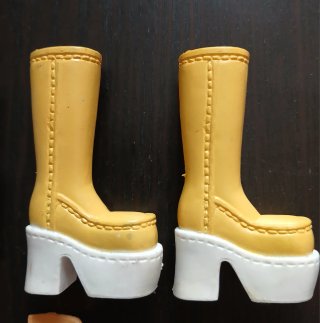 Lote 6 Botas Muñeca (Naranja, Azul, Amarillo)