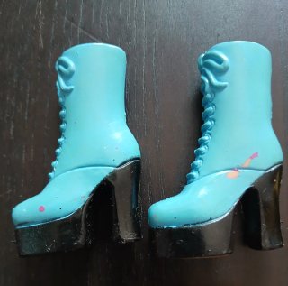 Lote 6 Botas Muñeca (Naranja, Azul, Amarillo)