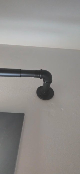 Juego de 4 cortinas beige y blancas
