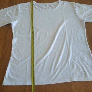 T-shirt bianca donna taglia L