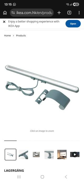 Luz LED para monitor Ikea