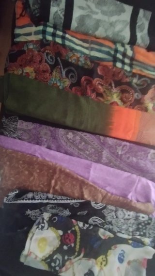 Lote de pashminas/pañuelos
