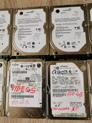 Lote 10 Discos Duros 2.5