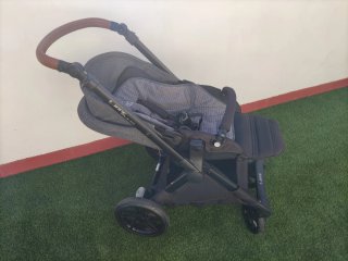 Carrito de bebé Jané Muum gris con capazo