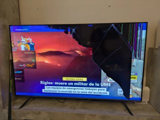 Televisión Samsung 55 4K Smart TV. Para piezas