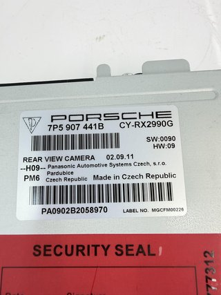 7P5907441B Centralita marcha atrás Porsche Cayenne 2010-2014