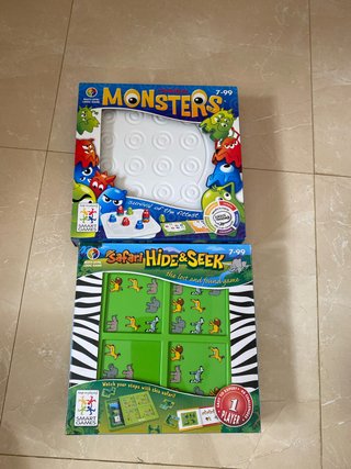 Pack 2 Juegos Smart Games: Monsters y Safari