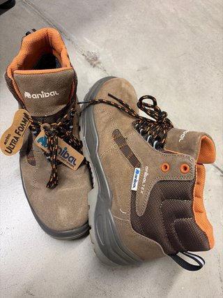 Botas de seguridad Anibal Talla 42 Marrón/Naranja