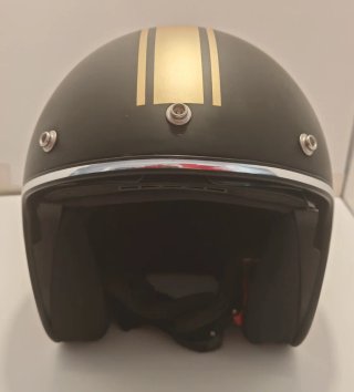 Casco Custom M Negro Mate