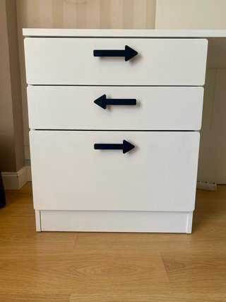 Cama alta con escritorio y armario Ikea Smastad