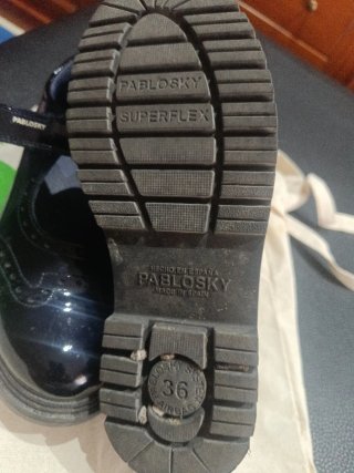 Zapatos Pablosky niña talla 36 charol
