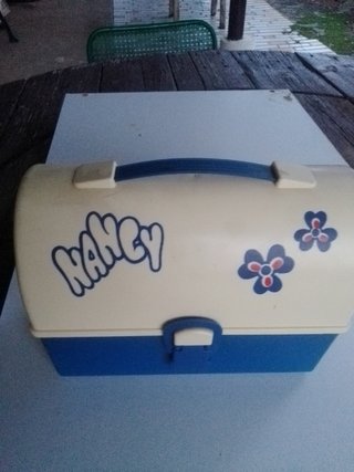 Neceser de la muñeca Nancy Beige y Azul