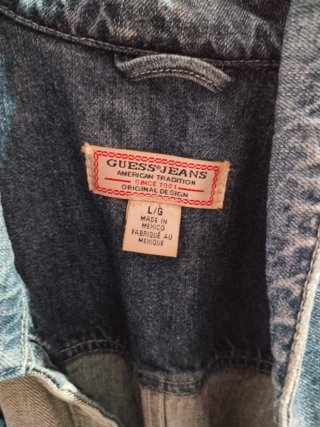 Chaleco Vaquero Guess Talla L