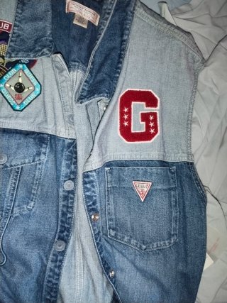 Chaleco Vaquero Guess Talla L