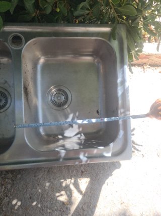 Fregadero doble seno acero inoxidable