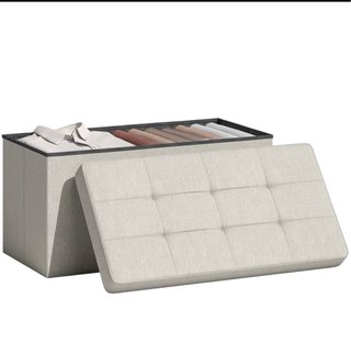 Puff almacenaje plegable 84L