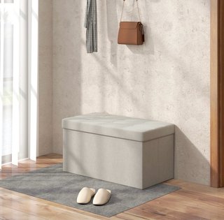 Puff almacenaje plegable 84L