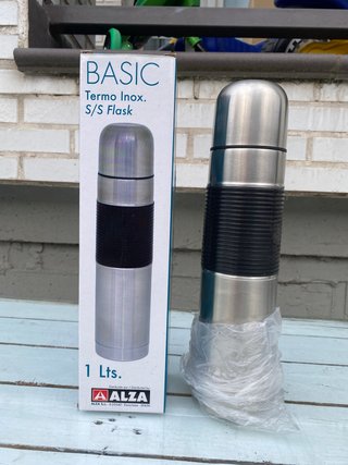 Termo ALZA inox 1 litro nuevo