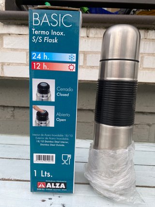 Termo ALZA inox 1 litro nuevo