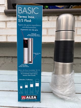 Termo ALZA inox 1 litro nuevo