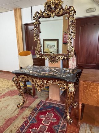 Mesa de centro estilo Luis XV