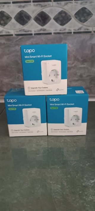 3 Enchufes Inteligentes Tapo P100 Wi-Fi