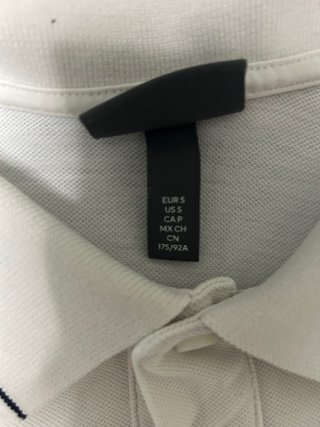 Polo H&M Blanco