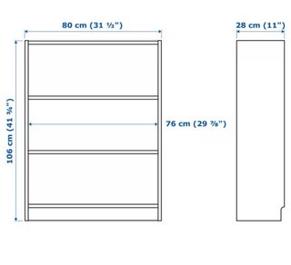 Librería blanca modular