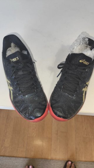 Asics Solution Speed Padel Negro/Dorado