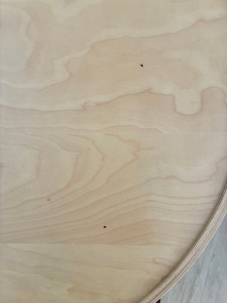 Mesa de centro redonda Ikea abedul