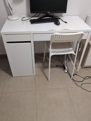 Escritorio Infantil Ikea MICKE Blanco