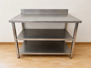 Mesa profesional acero inoxidable 133 cm