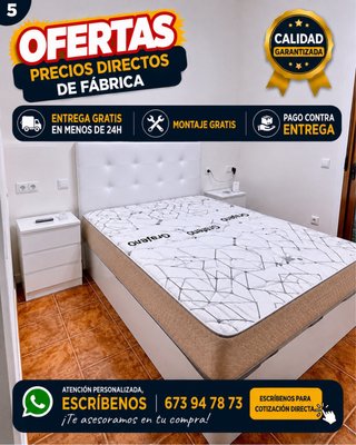 Letto con contenitore e materasso in offerta