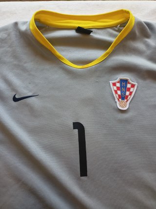 Camiseta Portero Croacia Pletikosa Match Worn