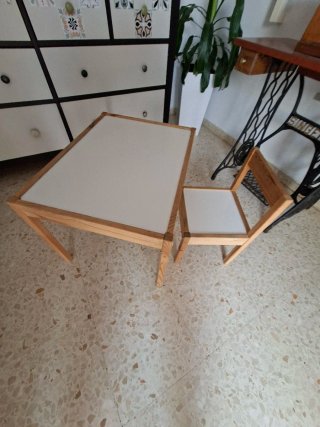 Mesa y Silla Infantil IKEA