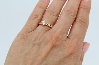 Anillo Mujer Solitario Mujer 18Kilates.R:02-00231