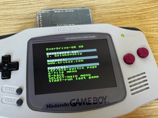 EverDrive GB X5 Flashcart Krikzz para GameBoy