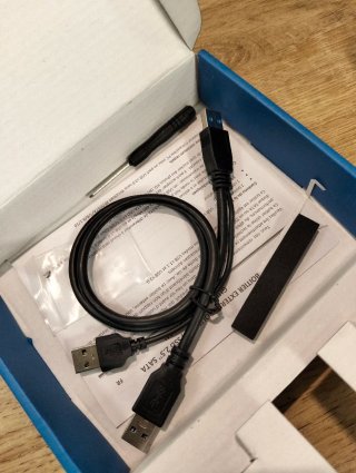 Caja HDD SSD - USB 3.0 SATA 2,5" Connectland
