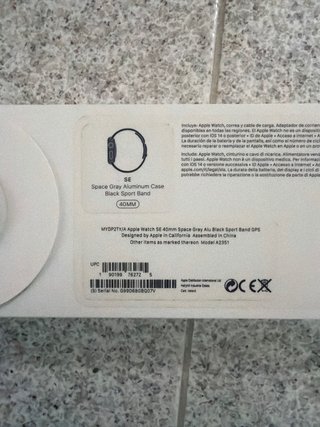 Apple Watch Negro Espacial de 2020 Bateria (75%)