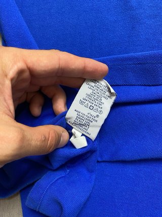 Polo Ralph Lauren Uomo S Blu Royal 100% Cotone