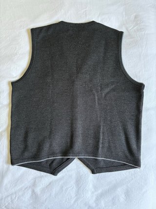 Chaleco de punto de Lana DC gris