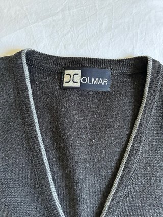 Chaleco de punto de Lana DC gris