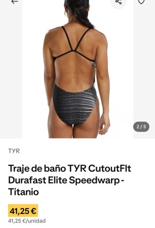 Bañador Competición Mujer TYR Talla 40 USA