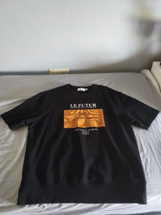 Camiseta Topman Le Futur Negra Diseño París M