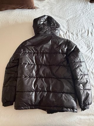 Abrigo Moncler Negro con Capucha