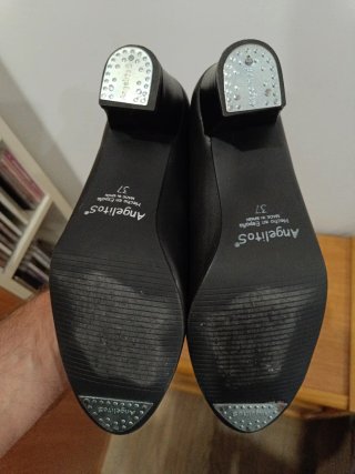 Zapatos de baile español negros