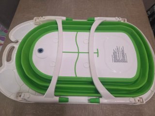 Bañera Plegable Bebé Verde